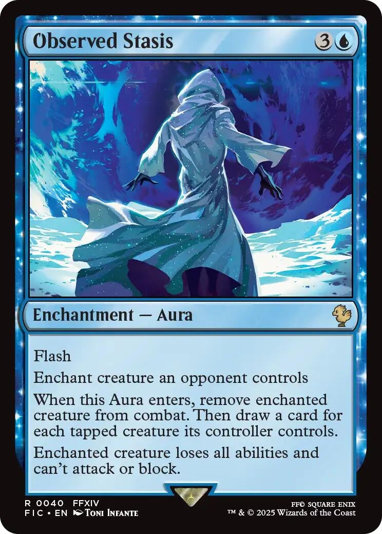 Image for Observed Stasis (40) [FINAL FANTASY] - Magic: The Gathering