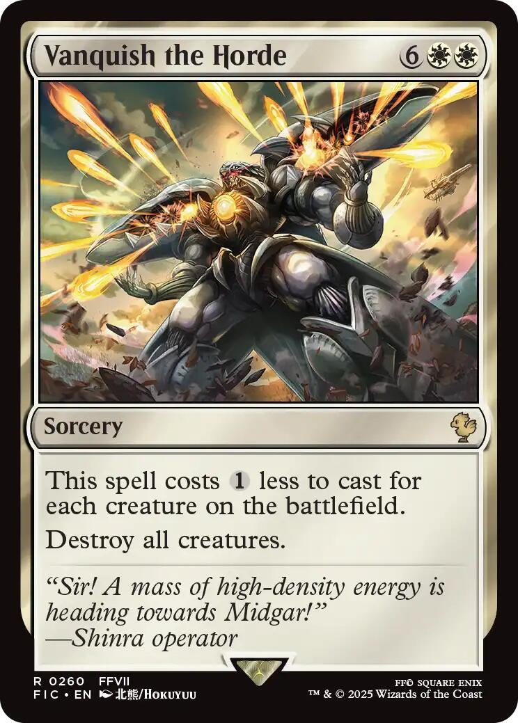 Image for Vanquish the Horde (260) [FINAL FANTASY] - Magic: The Gathering