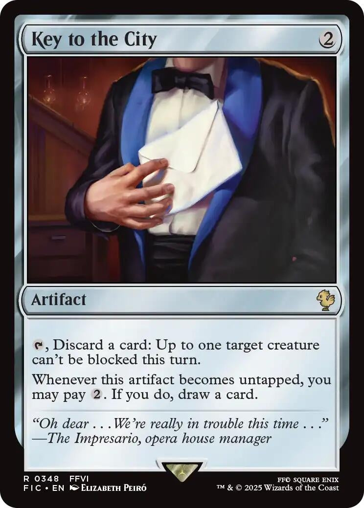 Image for Key to the City (348) [FINAL FANTASY] - Magic: The Gathering