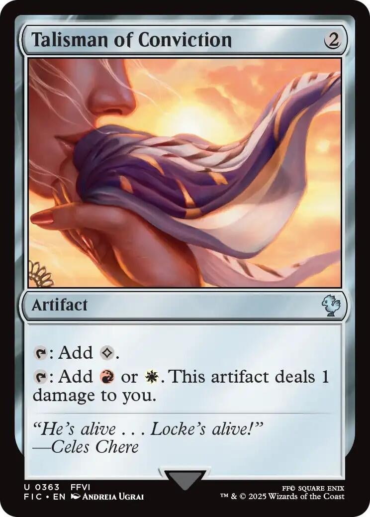 Image for Talisman of Conviction (363) [FINAL FANTASY] - Magic: The Gathering