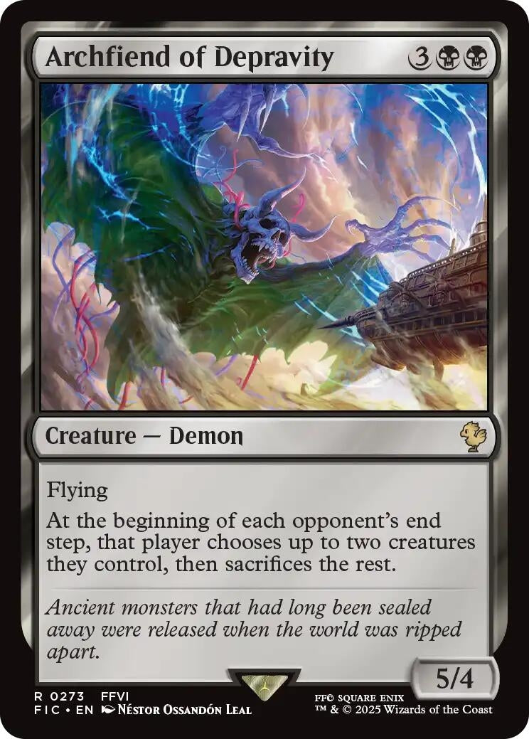 Image for Archfiend of Depravity (273) [FINAL FANTASY] - Magic: The Gathering