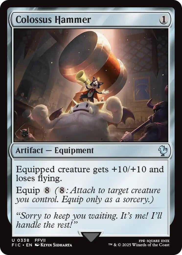Image for Colossus Hammer (338) [FINAL FANTASY] - Magic: The Gathering