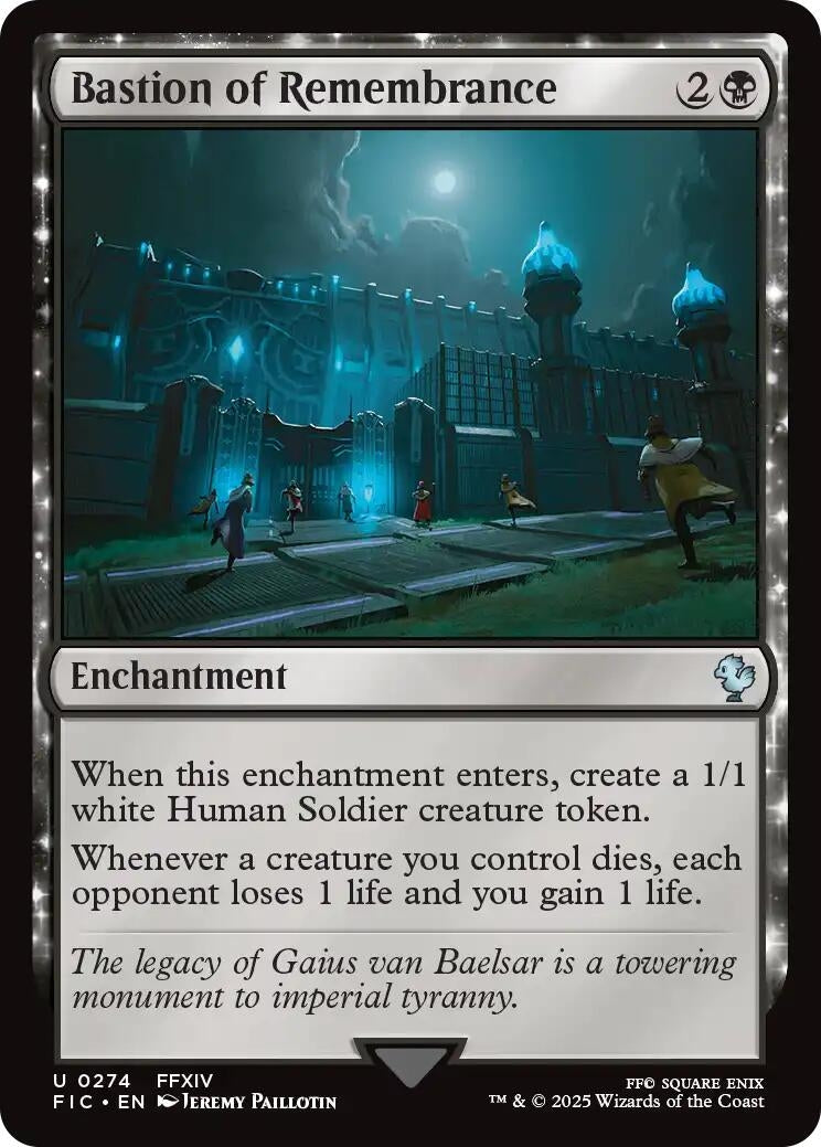 Image for Bastion of Remembrance (274) [FINAL FANTASY] - Magic: The Gathering
