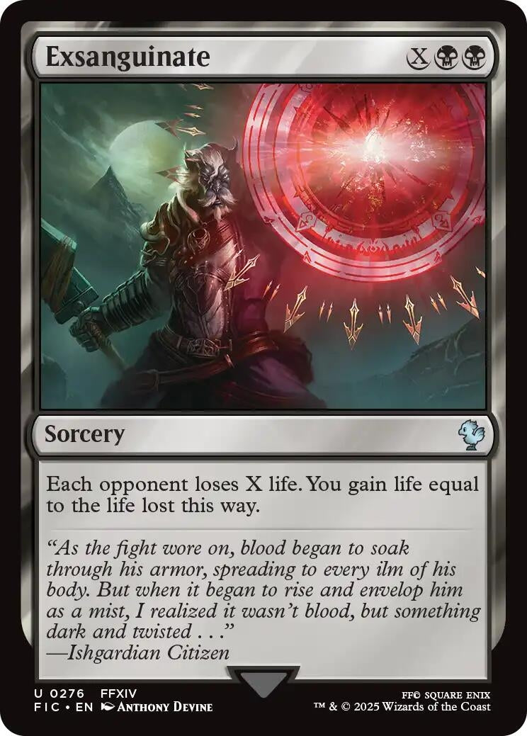 Image for Exsanguinate (276) [FINAL FANTASY] - Magic: The Gathering