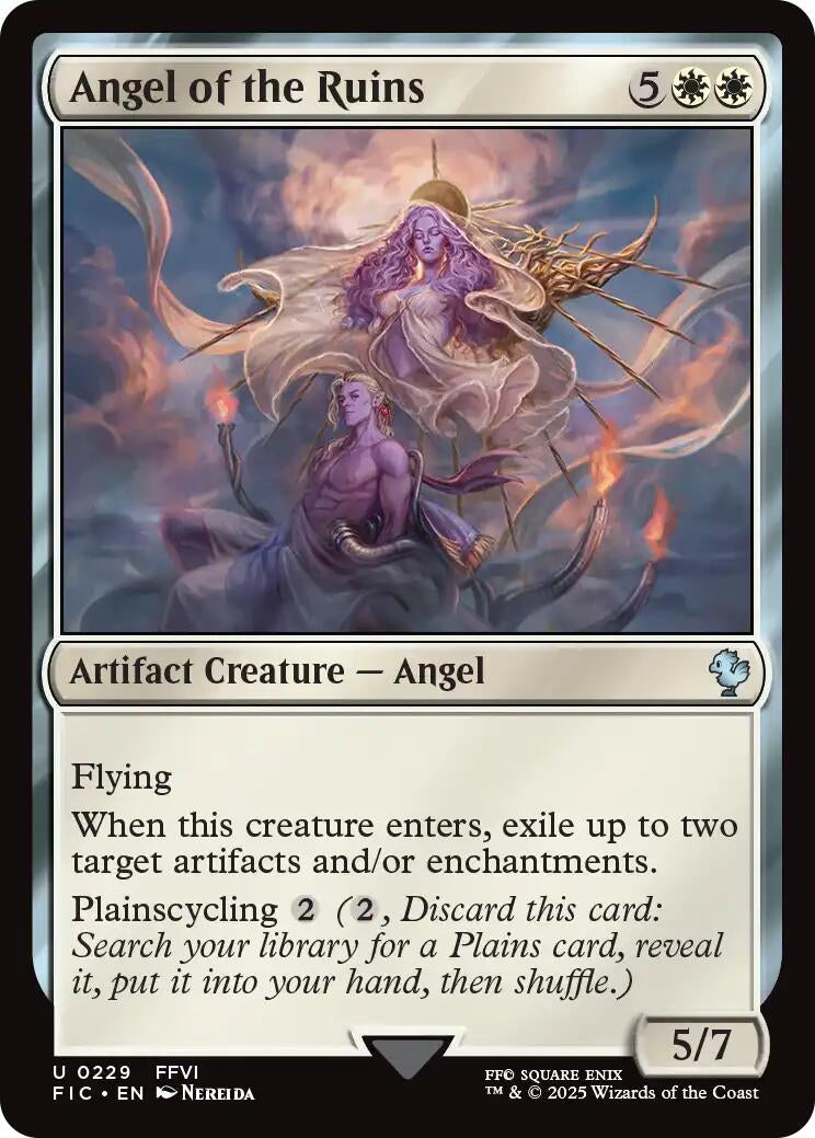 Image for Angel of the Ruins (229) [FINAL FANTASY] - Magic: The Gathering