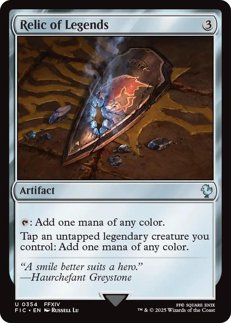 Image for Relic of Legends (354) [FINAL FANTASY] - Magic: The Gathering