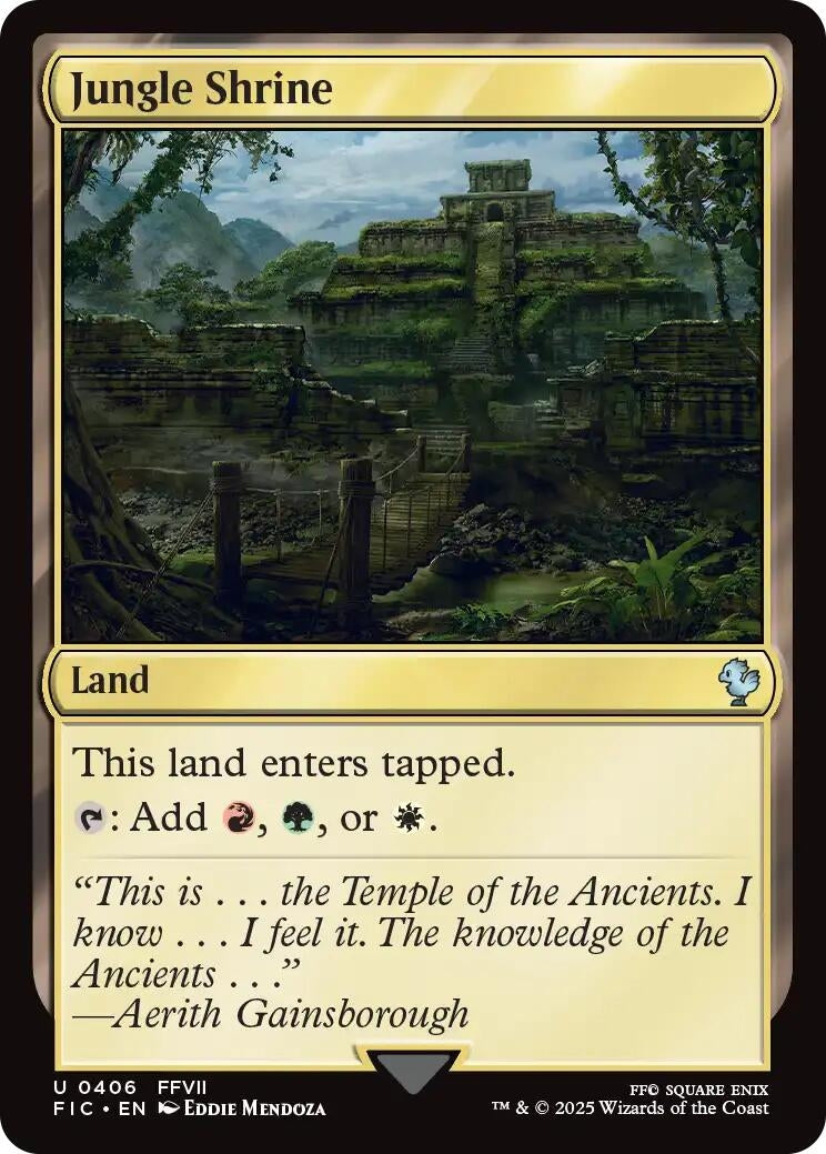 Image for Jungle Shrine (406) [FINAL FANTASY] - Magic: The Gathering