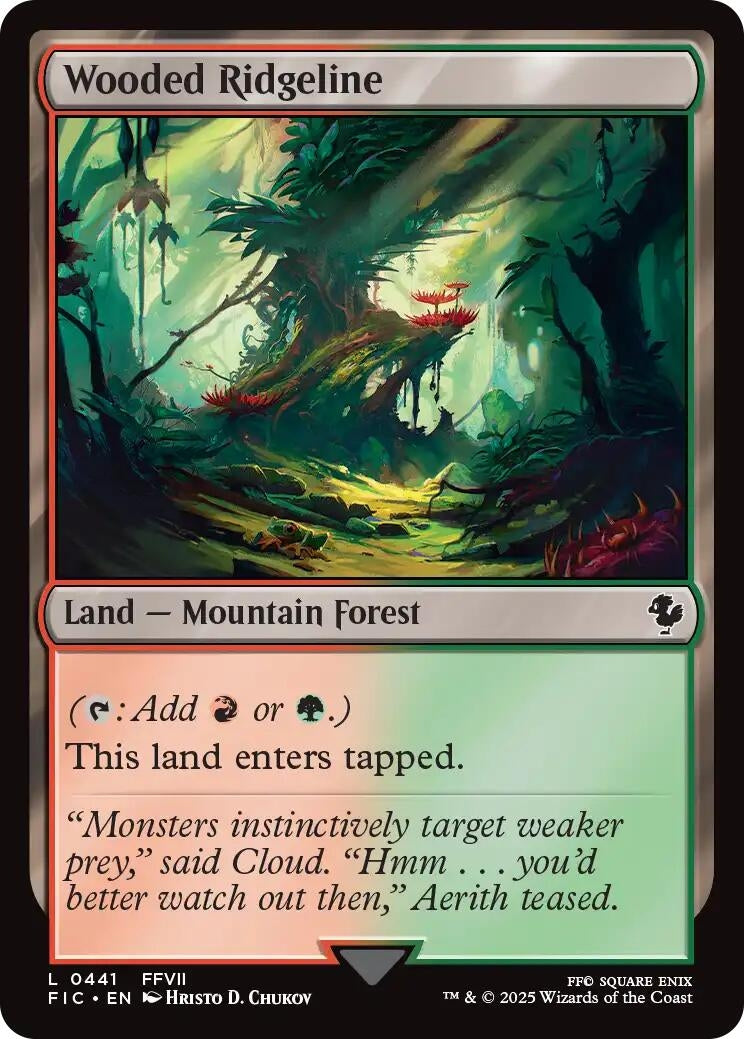 Image for Wooded Ridgeline (441) [FINAL FANTASY] - Magic: The Gathering