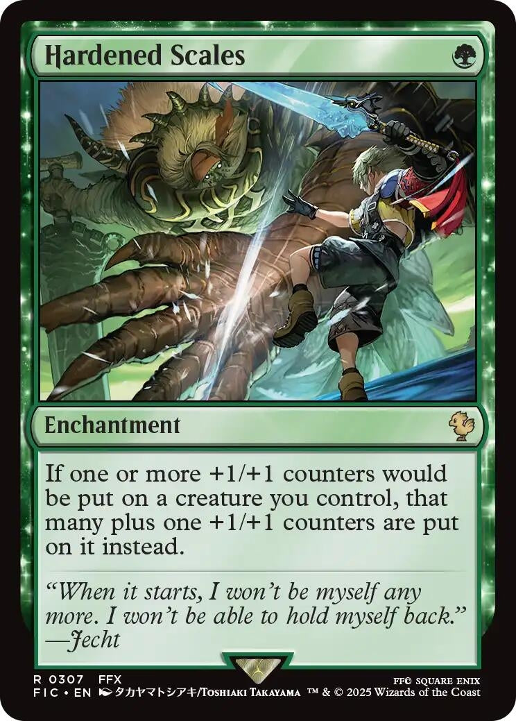 Image for Hardened Scales (307) [FINAL FANTASY] - Magic: The Gathering