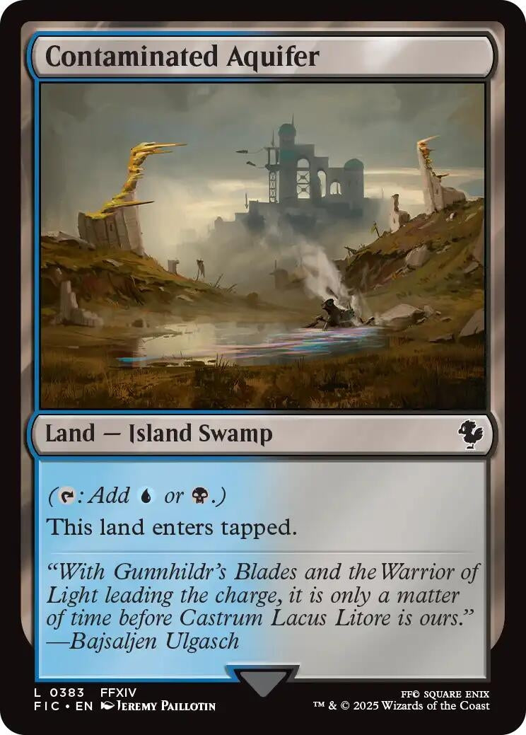 Image for Contaminated Aquifer (383) [FINAL FANTASY] - Magic: The Gathering