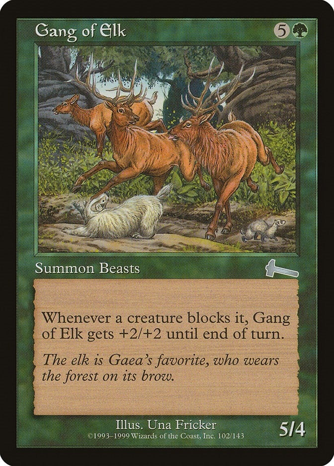 Image for Gang of Elk (102) [Urza's Legacy] - Magic: The Gathering