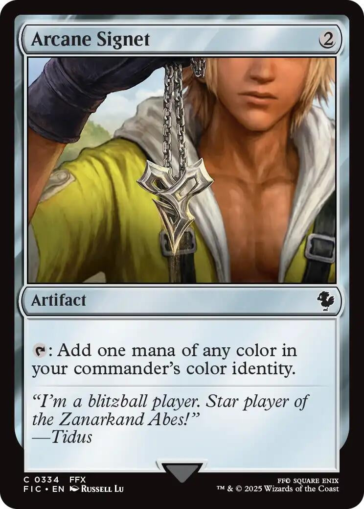 Image for Arcane Signet (0334) (334) [FINAL FANTASY] - Magic: The Gathering