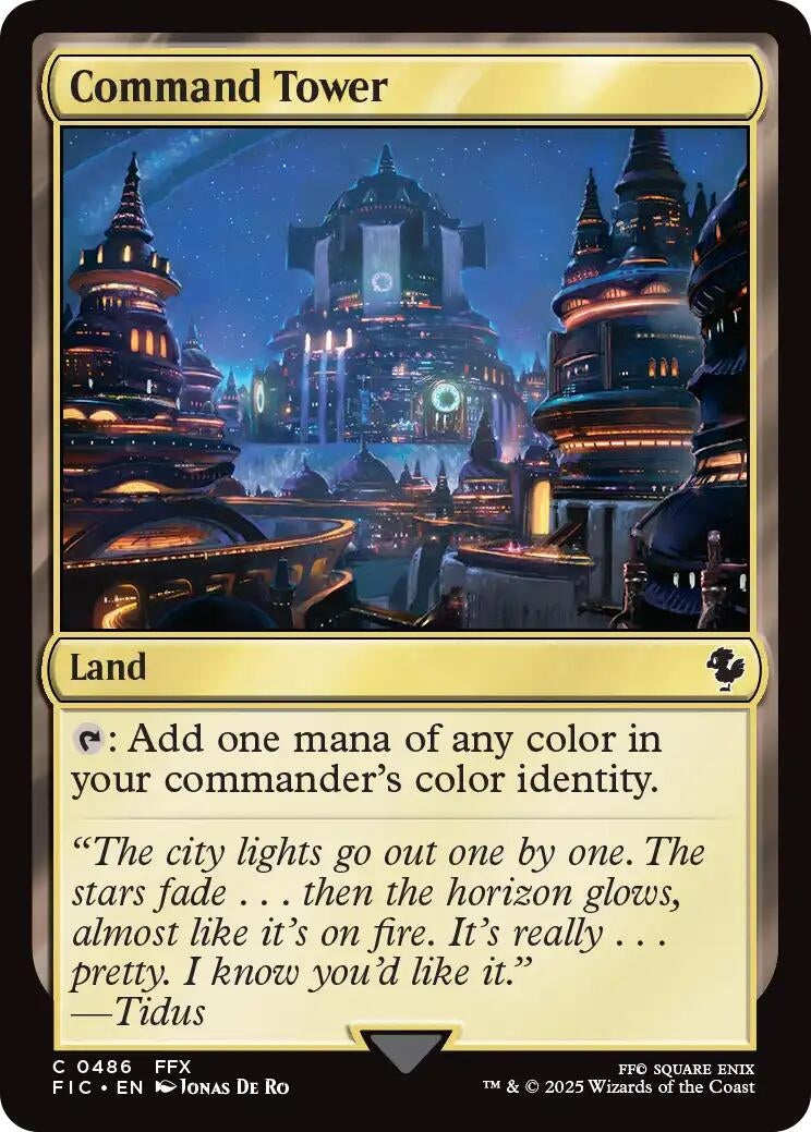 Image for Command Tower (0486) (486) [FINAL FANTASY] - Magic: The Gathering