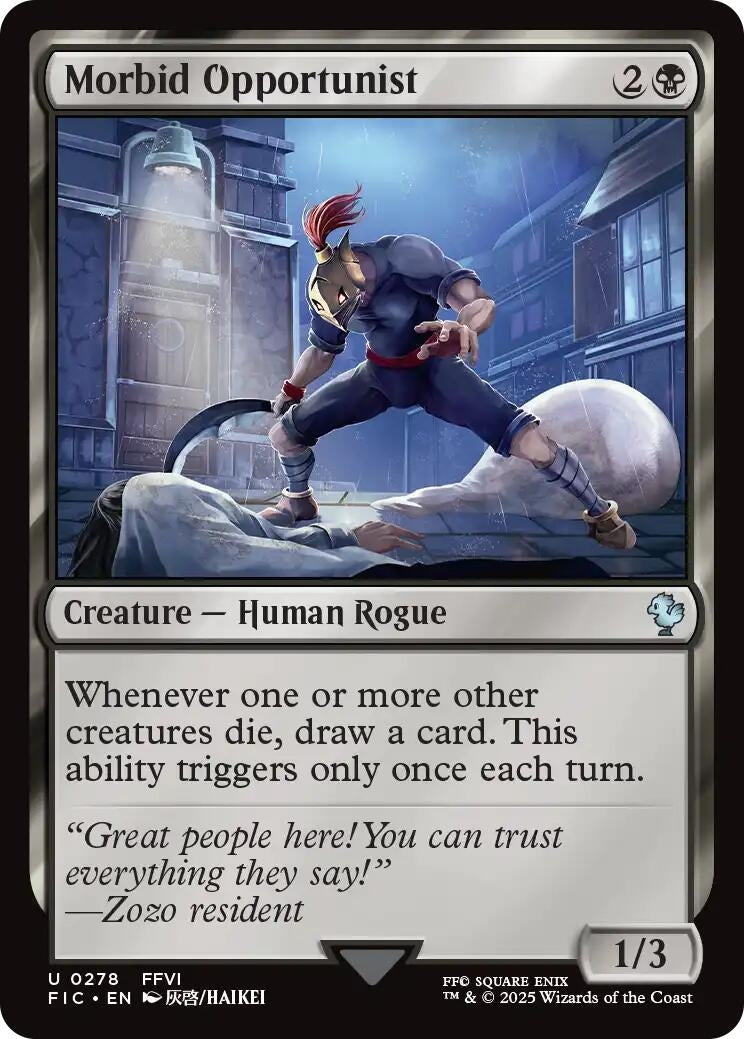 Image for Morbid Opportunist (278) [FINAL FANTASY] - Magic: The Gathering