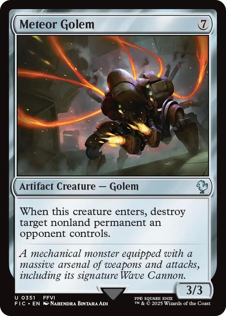 Image for Meteor Golem (351) [FINAL FANTASY] - Magic: The Gathering
