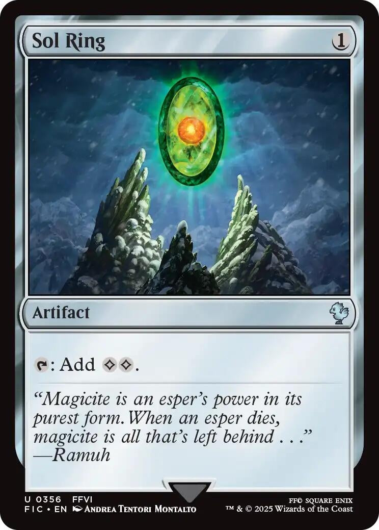 Image for Sol Ring (0356) (356) [FINAL FANTASY] - Magic: The Gathering