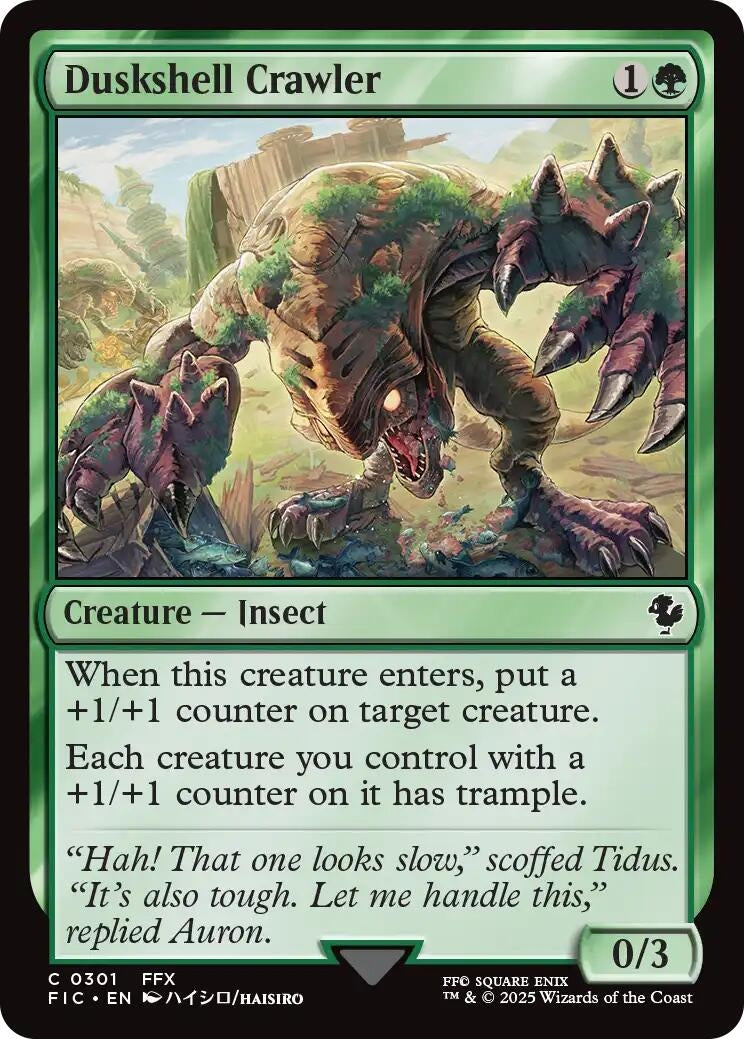 Image for Duskshell Crawler (301) [FINAL FANTASY] - Magic: The Gathering