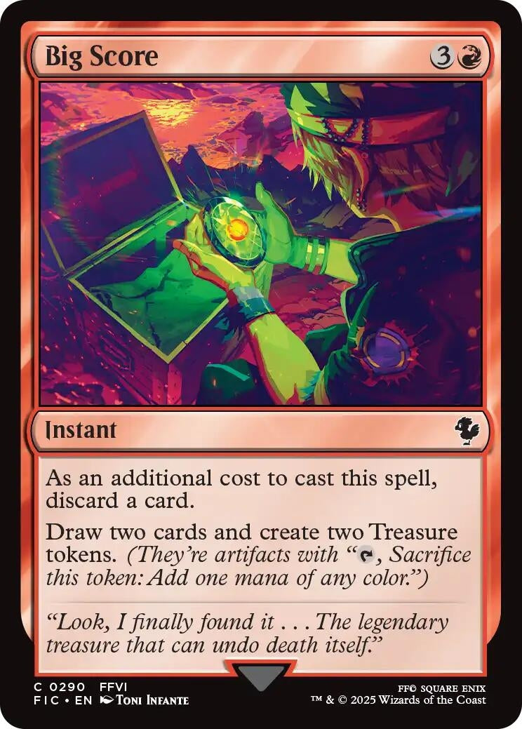 Image for Big Score (290) [FINAL FANTASY] - Magic: The Gathering