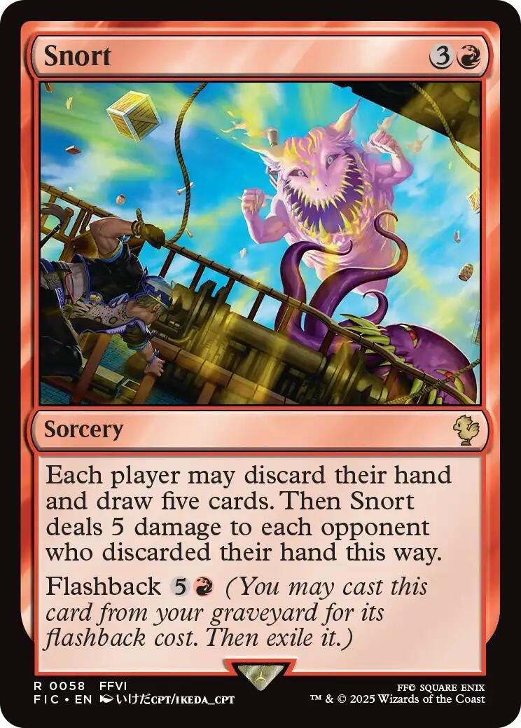 Image for Snort (58) [FINAL FANTASY] - Magic: The Gathering