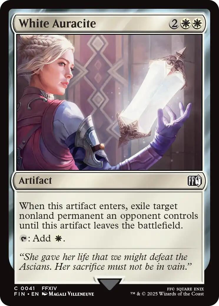 Image for White Auracite (41) [FINAL FANTASY] - Magic: The Gathering