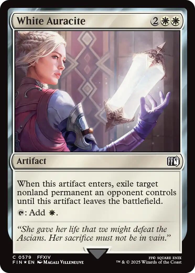 Image for White Auracite (Surge Foil) (579) [FINAL FANTASY] - Magic: The Gathering