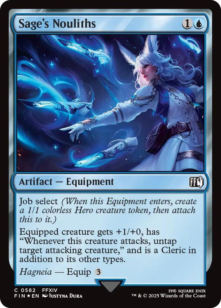 Image for Sage's Nouliths (Surge Foil) (582) [FINAL FANTASY] - Magic: The Gathering