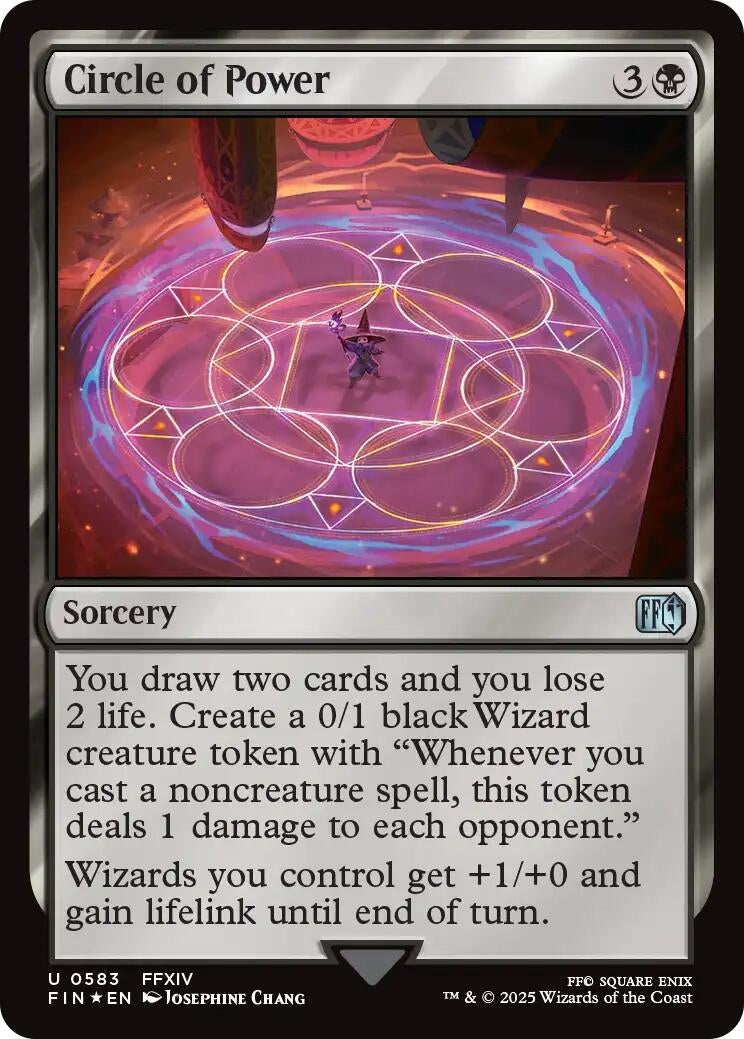 Image for Circle of Power (Surge Foil) (583) [FINAL FANTASY] - Magic: The Gathering