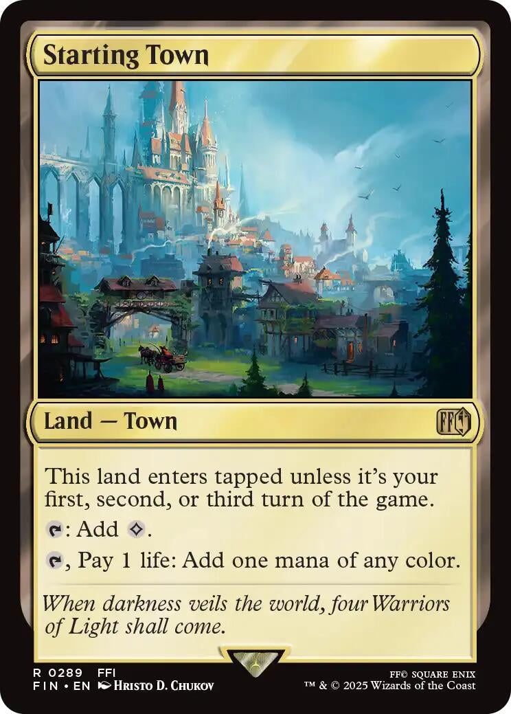 Image for Starting Town (289) [FINAL FANTASY] - Magic: The Gathering