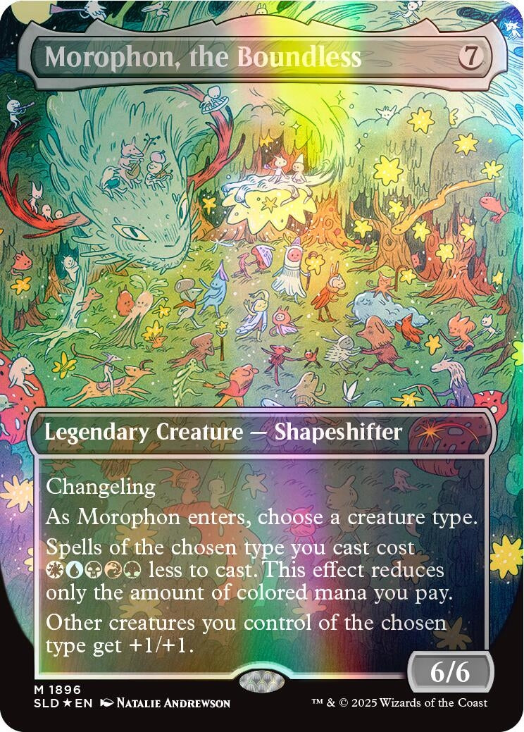 Image for Morophon, the Boundless (Double Rainbow Foil) (1896) [Secret Lair Drop Series] - Magic: The Gathering