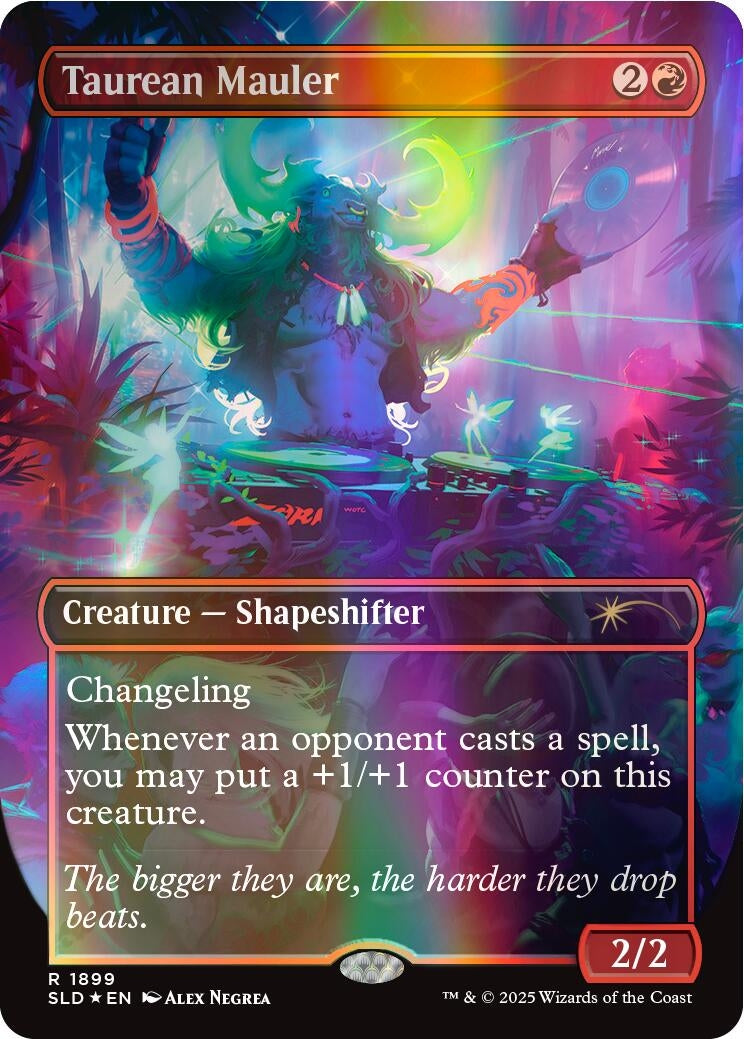 Image for Taurean Mauler (Double Rainbow Foil) (1899) [Secret Lair Drop Series] - Magic: The Gathering