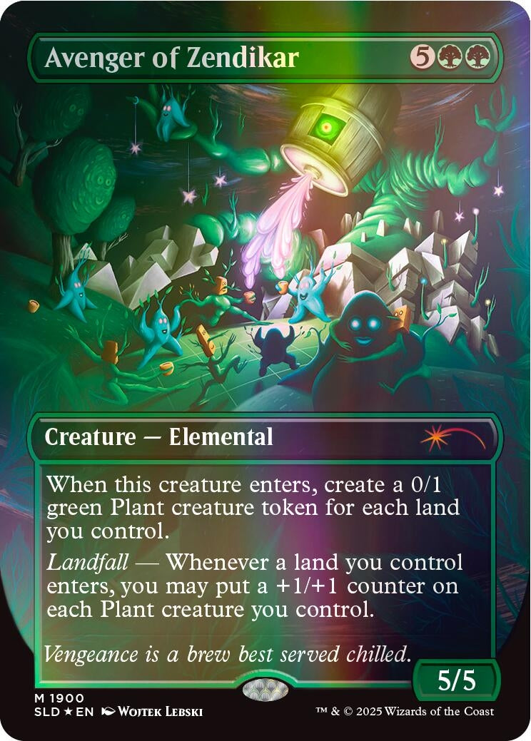 Image for Avenger of Zendikar (Double Rainbow Foil) (1900) [Secret Lair Drop Series] - Magic: The Gathering