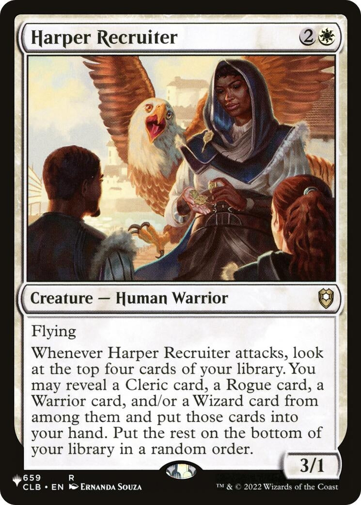 Image for Harper Recruiter (659) [The List Reprints] - Magic: The Gathering