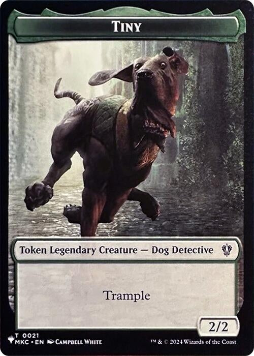 Image for Tiny // City's Blessing Double-Sided Token (21 // 17) [The List Reprints] - Magic: The Gathering