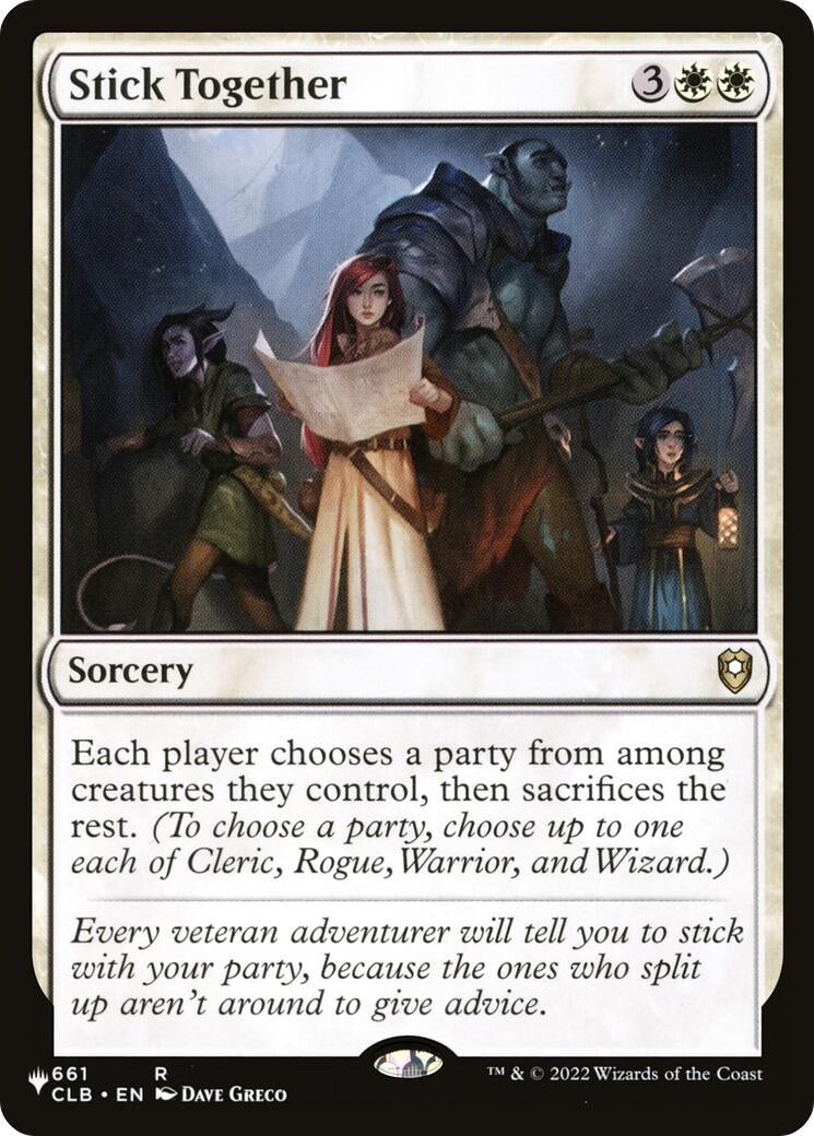 Image for Stick Together (661) [The List Reprints] - Magic: The Gathering