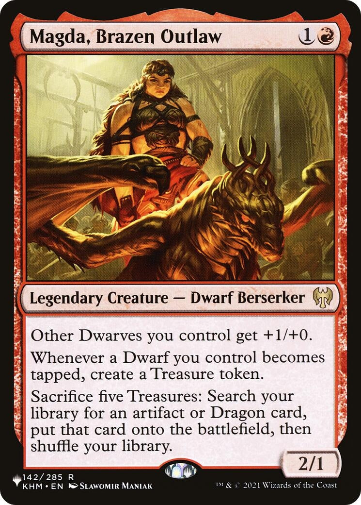 Image for Magda, Brazen Outlaw (142/285) [The List Reprints] - Magic: The Gathering
