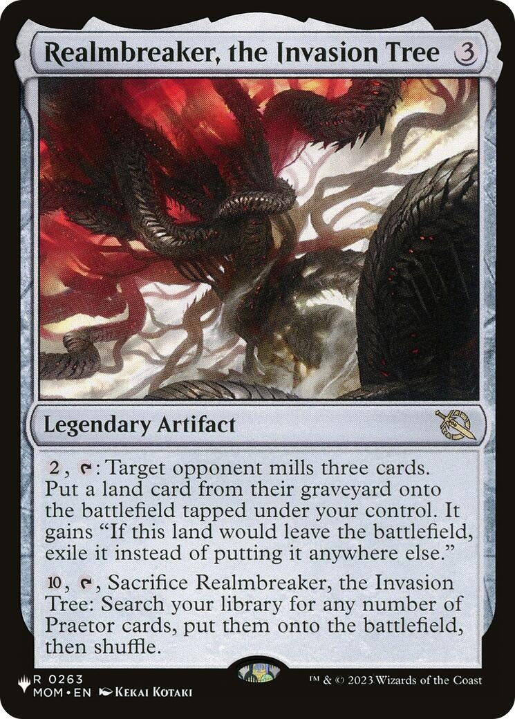 Image for Realmbreaker, the Invasion Tree (263) [The List Reprints] - Magic: The Gathering