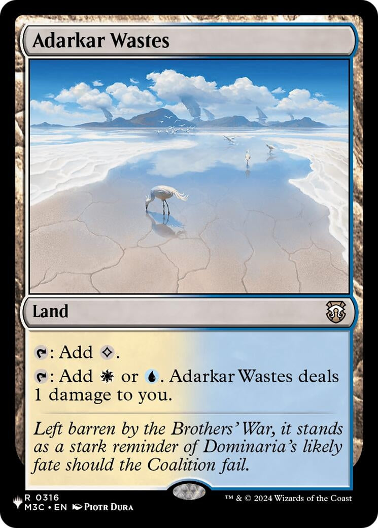 Image for Adarkar Wastes (316) [The List Reprints] - Magic: The Gathering
