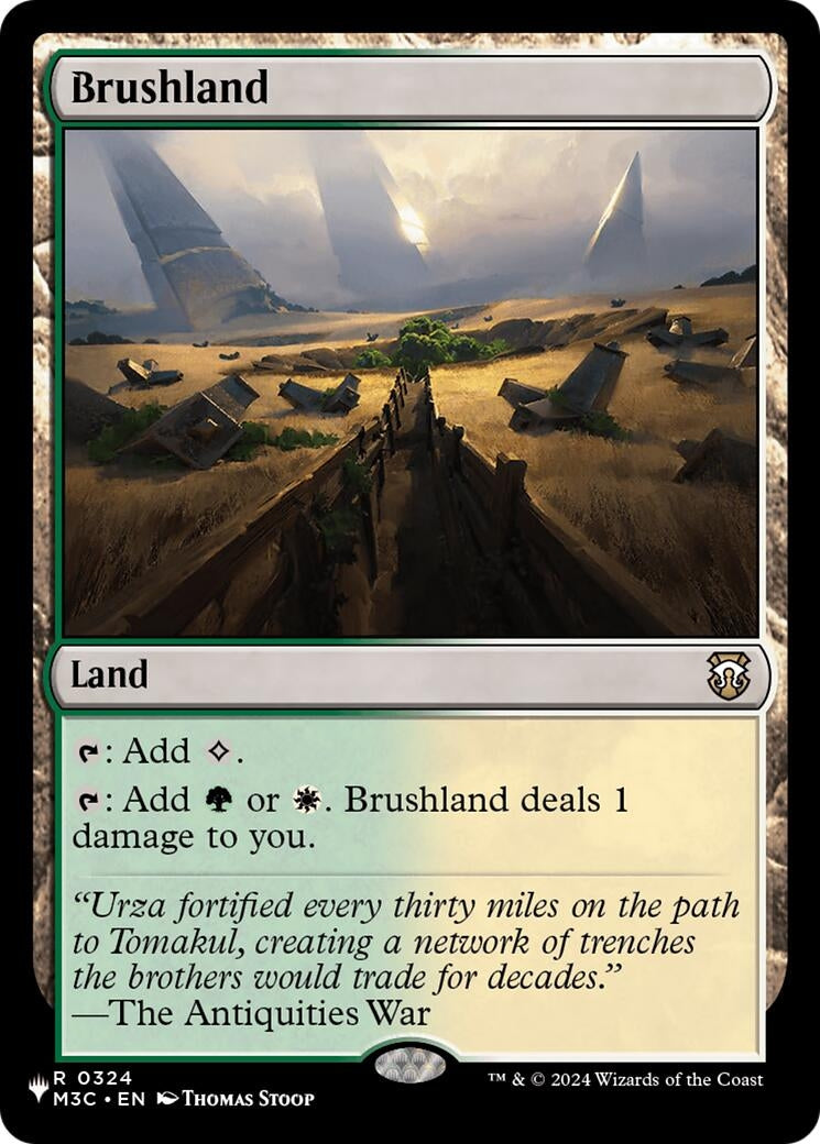 Image for Brushland (M3C) (324) [The List Reprints] - Magic: The Gathering