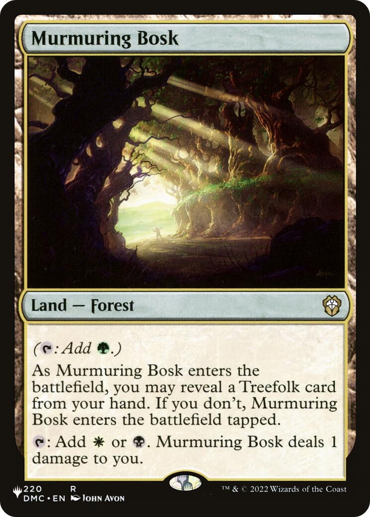 Image for Murmuring Bosk (220) [The List Reprints] - Magic: The Gathering