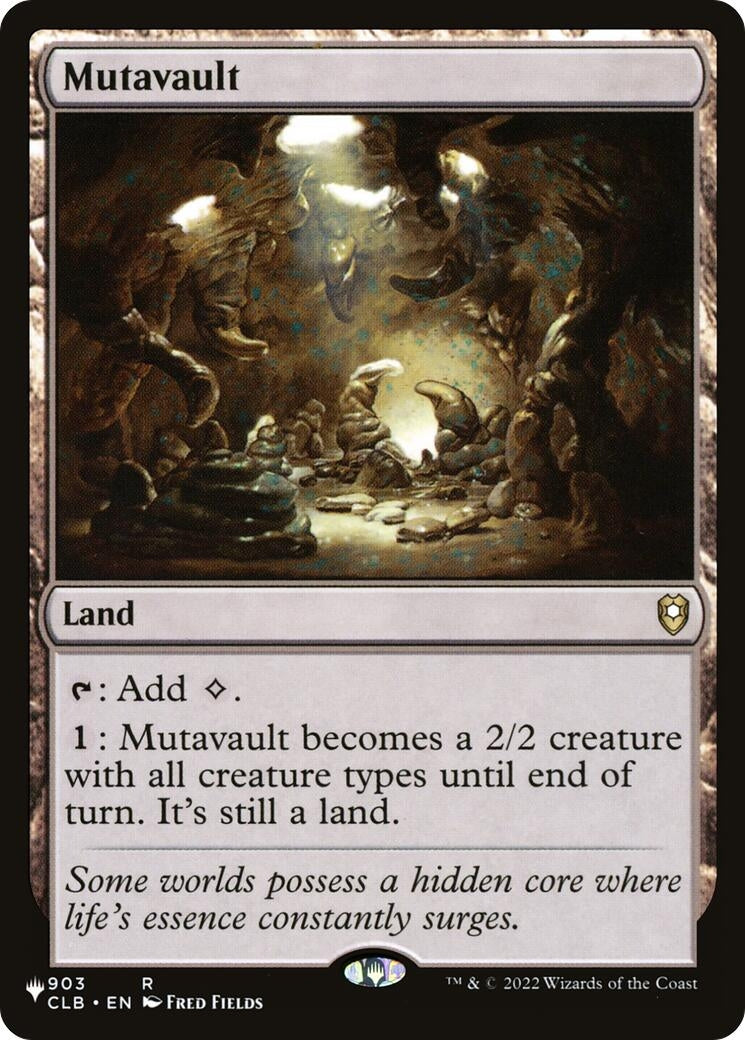 Image for Mutavault (903) [The List Reprints] - Magic: The Gathering