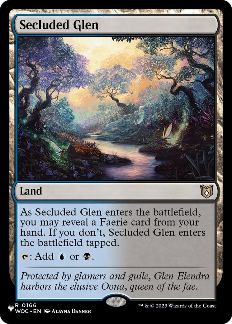 Image for Secluded Glen (166) [The List Reprints] - Magic: The Gathering