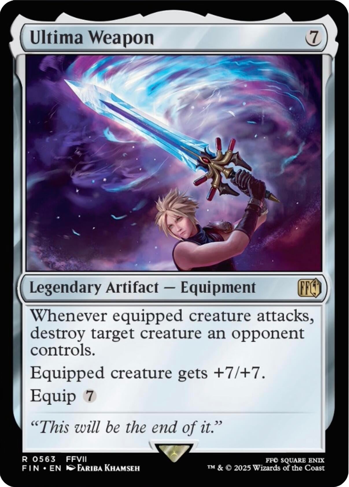 Image for Ultima Weapon (563) [FINAL FANTASY] - Magic: The Gathering