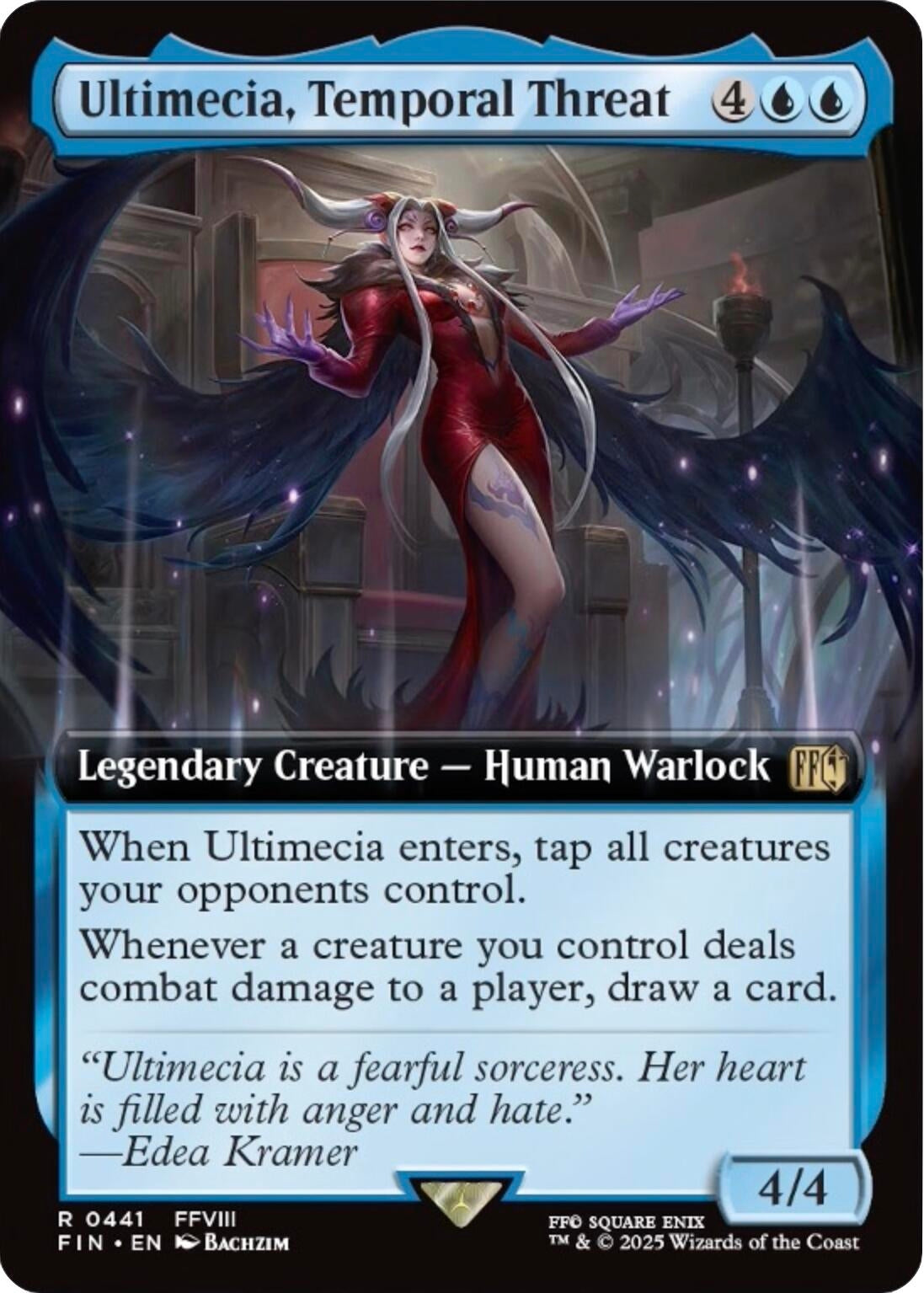 Image for Ultimecia, Temporal Threat (Extended Art) (441) [FINAL FANTASY] - Magic: The Gathering