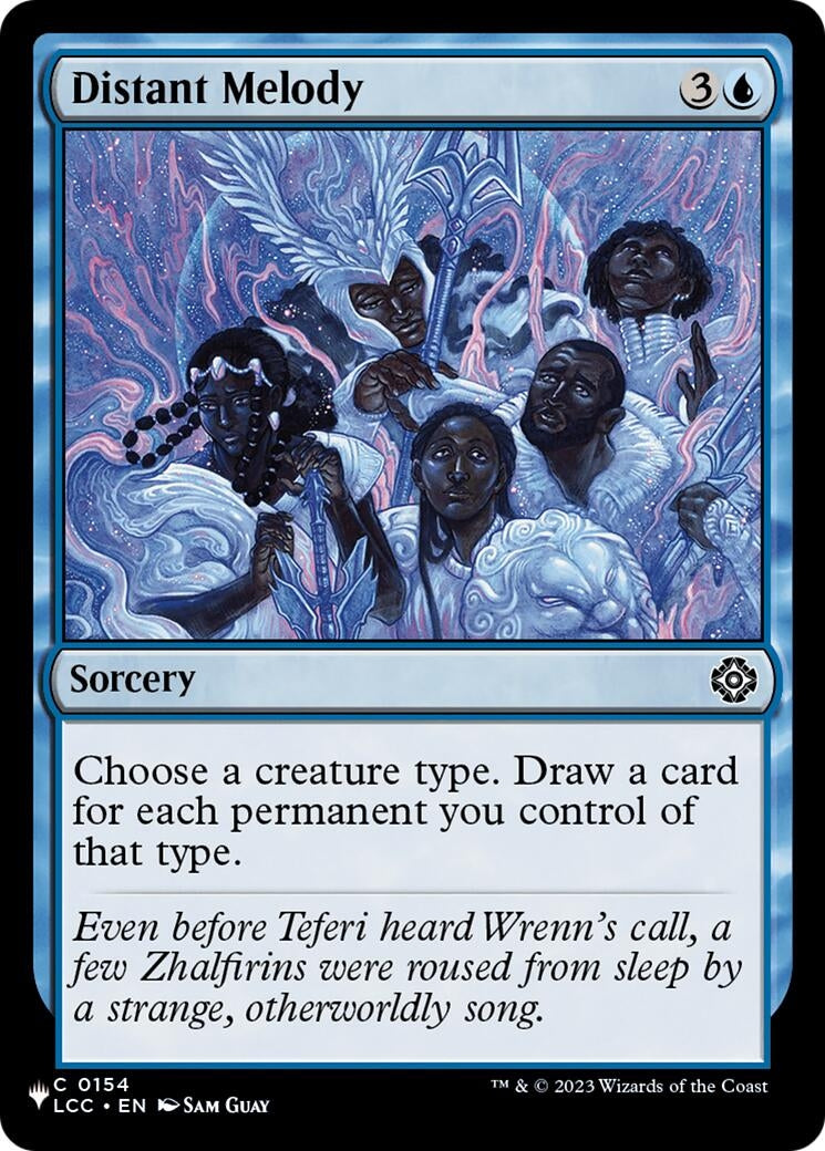 Image for Distant Melody (154) [The List Reprints] - Magic: The Gathering
