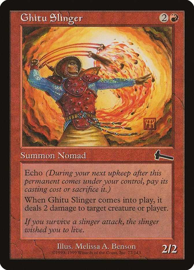 Image for Ghitu Slinger (77) [Urza's Legacy] - Magic: The Gathering