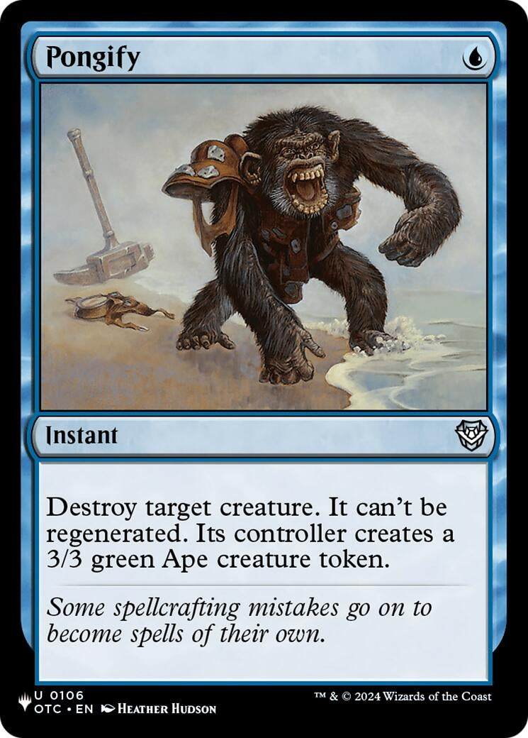 Image for Pongify (OTC) (106) [The List Reprints] - Magic: The Gathering