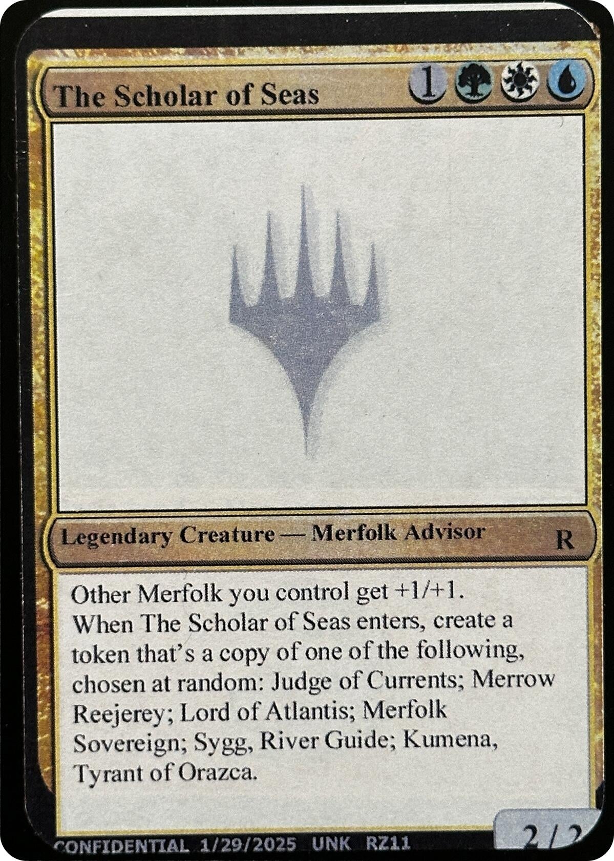 Image for The Scholar of Seas [Un-Known Event Playtest Cards] - Magic: The Gathering