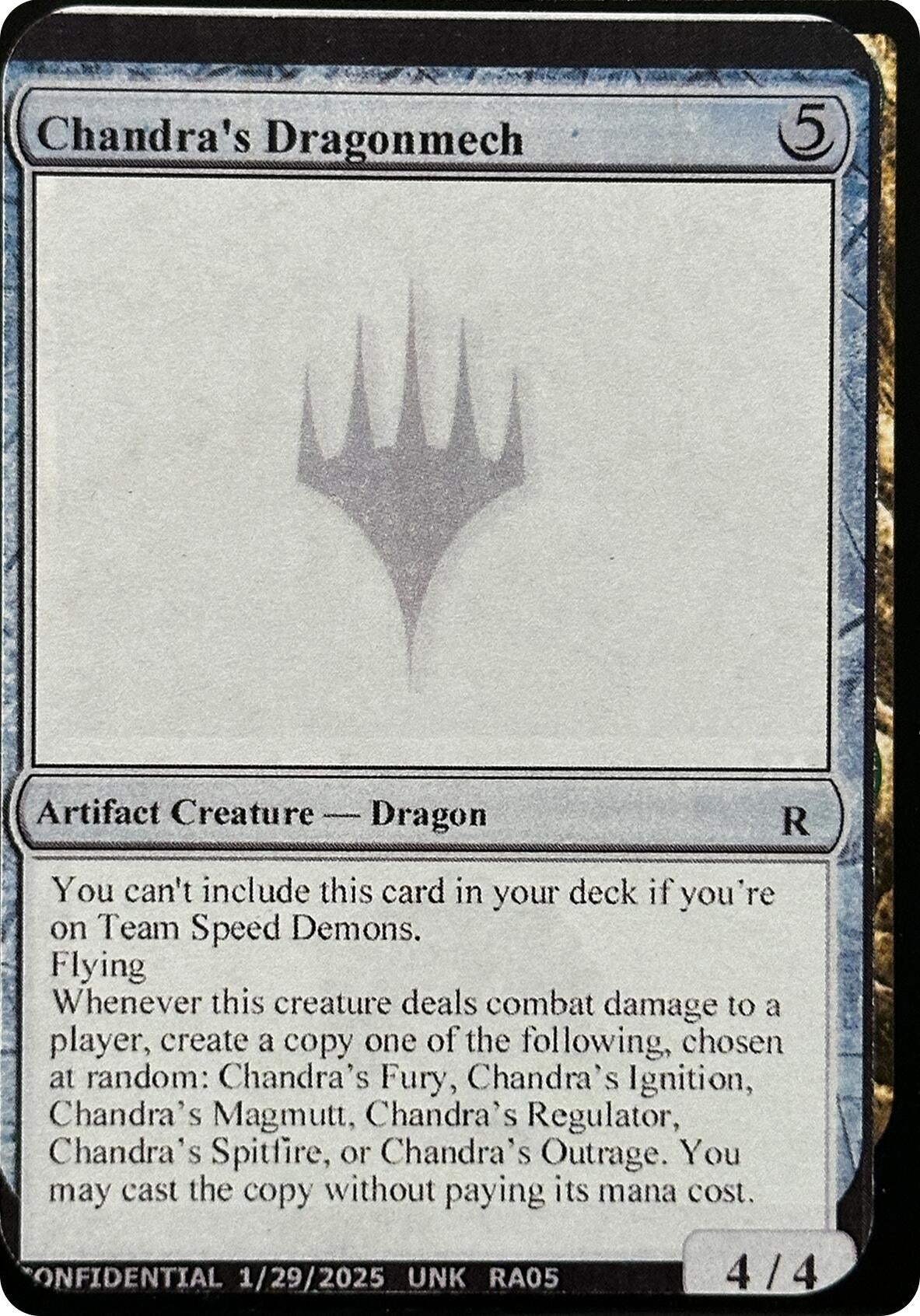 Image for Chandra's Dragonmech [Un-Known Event Playtest Cards] - Magic: The Gathering