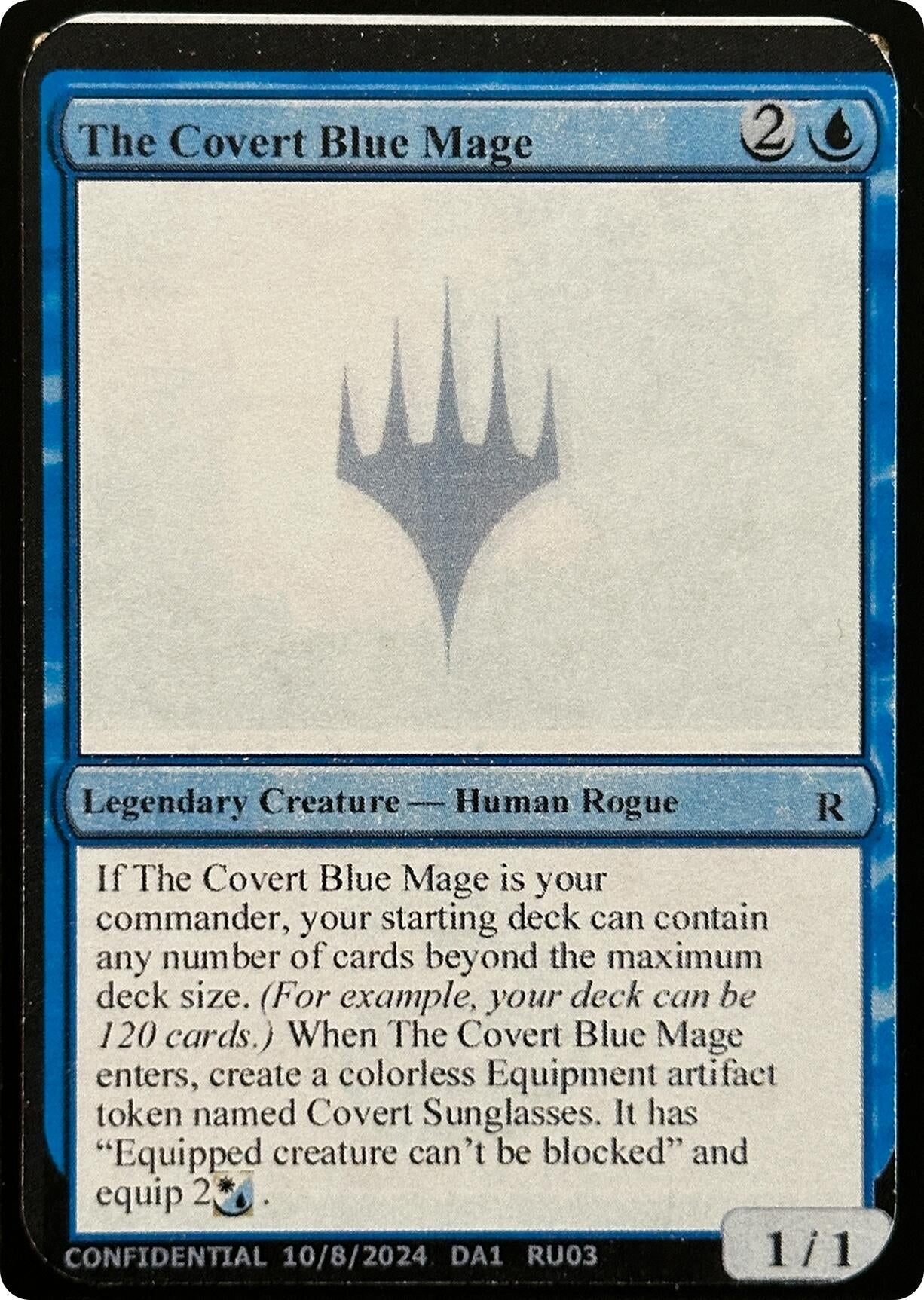 Image for The Covert Blue Mage [Un-Known Event Playtest Cards] - Magic: The Gathering