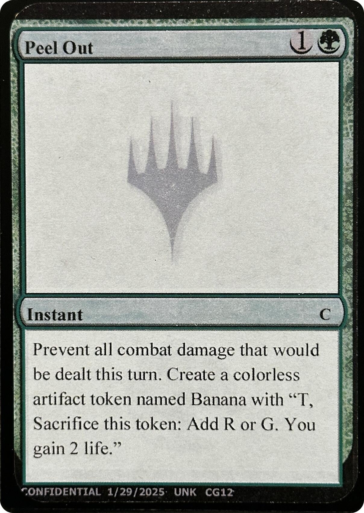 Peel Out [Un-Known Event Playtest Cards]